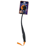 Wyrzutnia do piłek dla psa z piłką tenisową M, 48 cm, pomarańczowa – Dog Comets Launcher