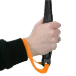 Wyrzutnia do piłek dla psa z piłką tenisową M, 48 cm, pomarańczowa – Dog Comets Launcher - obrazek 4