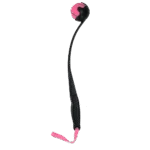 Wyrzutnia do piłek dla psa z piłką tenisową M, 48 cm, różowa – Dog Comets Launcher - obrazek 2