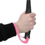 Wyrzutnia do piłek dla psa z piłką tenisową M, 48 cm, różowa – Dog Comets Launcher - obrazek 4
