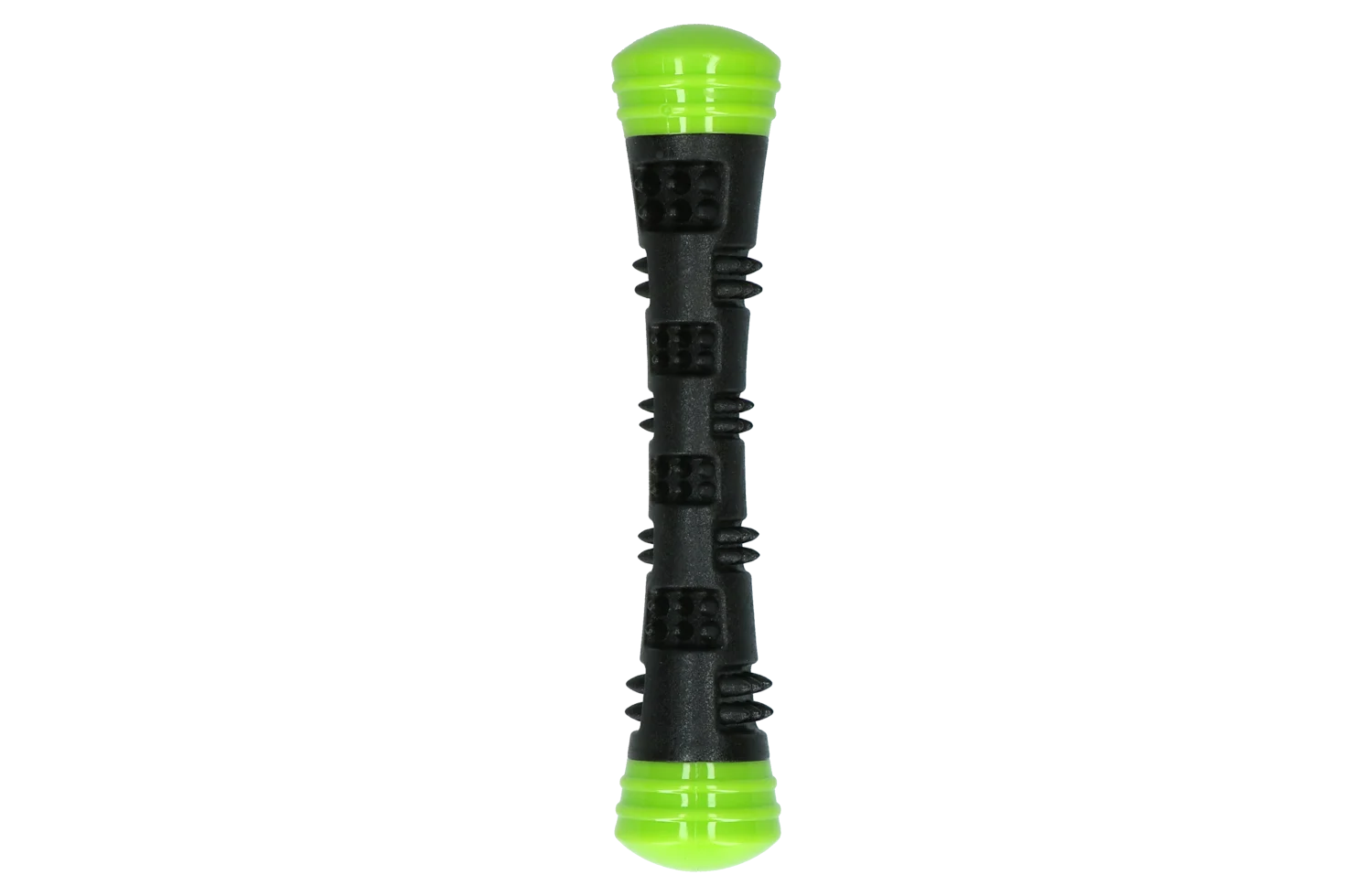 Gryzak do aportowania z gumy z piszczałką, S 23 cm, zielony – Dog Comets Meteor - obrazek 2