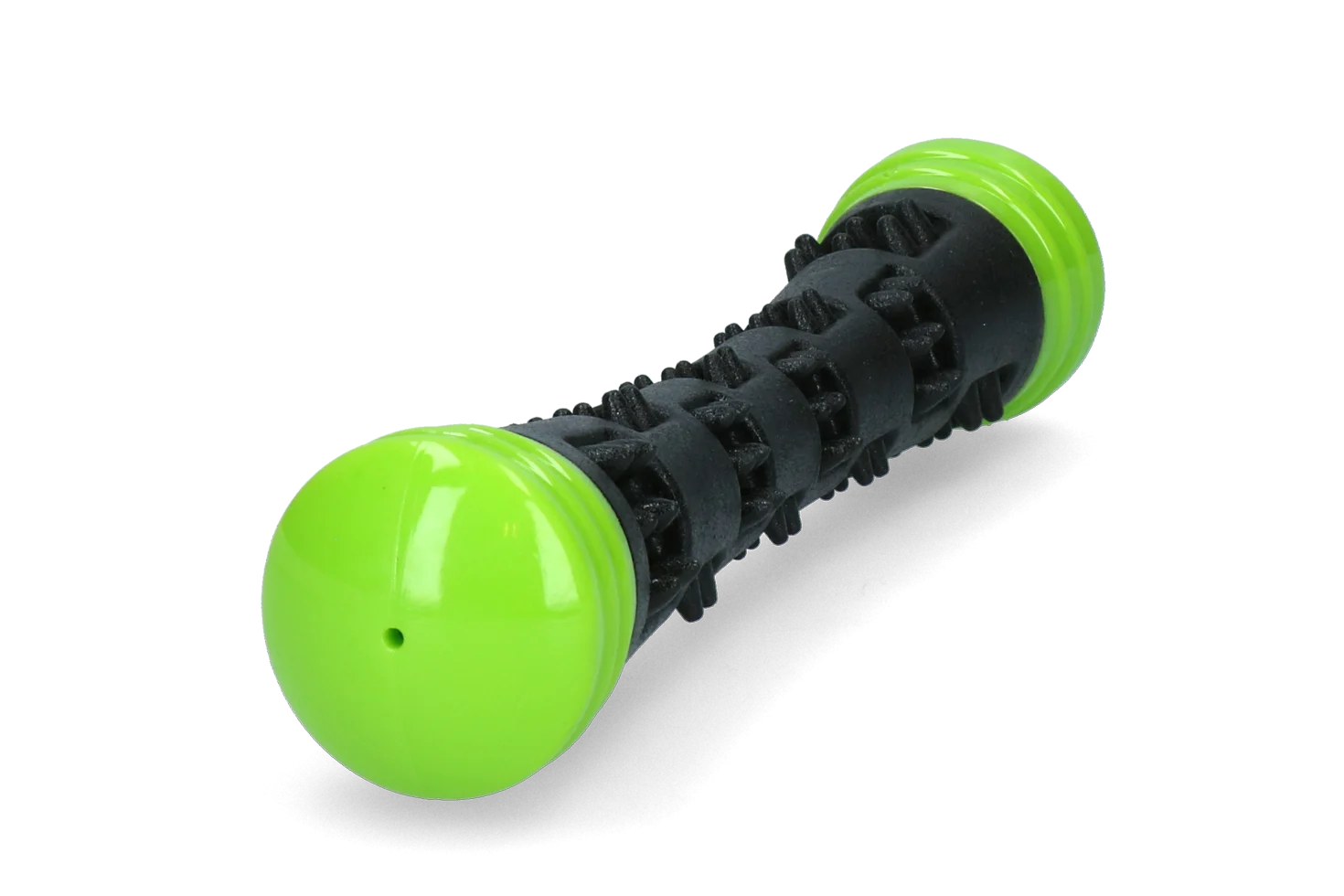 Gryzak do aportowania z gumy z piszczałką, S 23 cm, zielony – Dog Comets Meteor - obrazek 3