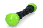 Gryzak do aportowania z gumy z piszczałką L, 32 cm, zielony – Dog Comets Meteor - obrazek 2
