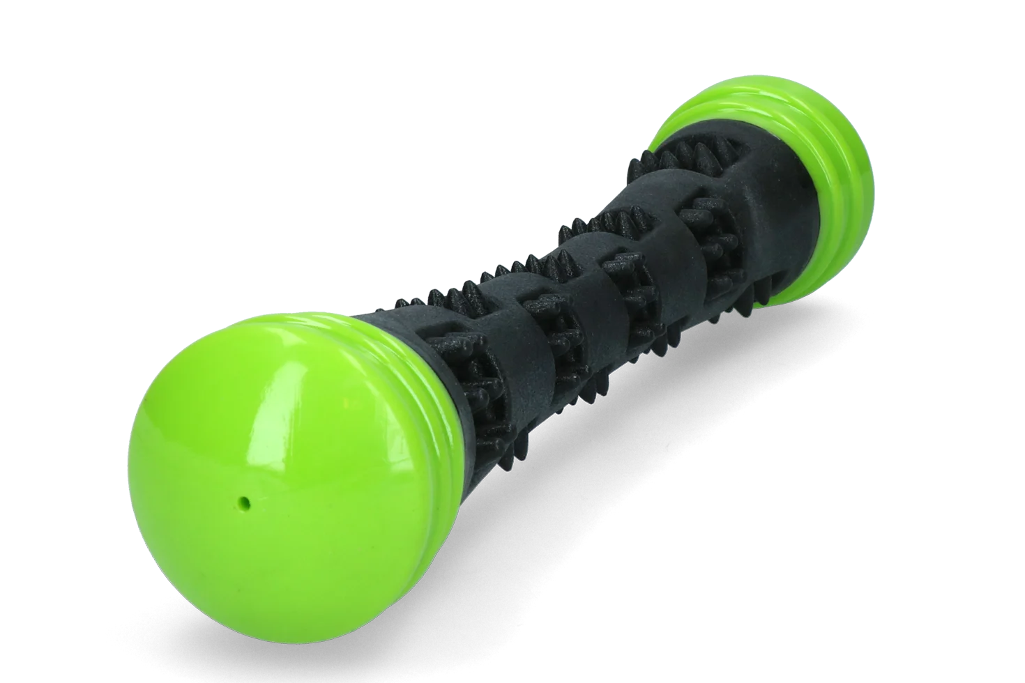 Gryzak do aportowania z gumy z piszczałką L, 32 cm, zielony – Dog Comets Meteor - obrazek 2