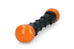 Gumowa pałka do rzucania z piszczałką, S 23 cm, pomarańczowa – Dog Comets Meteor - obrazek 2