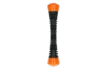 Gumowa pałka do rzucania z piszczałką, L 32 cm, pomarańczowa – Dog Comets Meteor - obrazek 2
