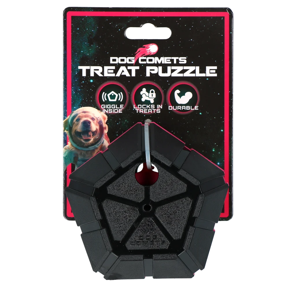 Piłka logiczna dla psa z obracanymi elementami – Dog Comets Treat Puzzle - obrazek 1