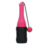 Zabawka aportowa ze sznurkiem do zabawy w wodzie, 23 cm, różowa – Dog Comets Bobber - obrazek 3