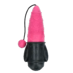 Zabawka do aportowania ze sznurkiem, pływająca, Ø 65 x 235 mm, różowa – Dog Comets Bobber Rocket - obrazek 2