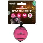 Piłka tenisowa dla psa, pływająca, różowa, S, Ø 5 cm – Dog Comets Starlight