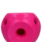 Piłka na przysmaki dla psów z gumy TPR, różowa – Dog Comets Treat Lock Ball - obrazek 2