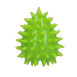 Zabawka do aportowania w kształcie jajka z piszczałką i wypustkami, zielona S, Ø 50 x 60 mm – Dog Comets Cosmic Egg - obrazek 2