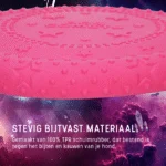 Frisbee dla psa z pianki, unoszące się na wodzie, różowe M – Dog Comets UFO Flyer - obrazek 6