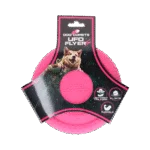 Frisbee dla psa z pianki, pływające, różowe S – Dog Comets UFO Flyer