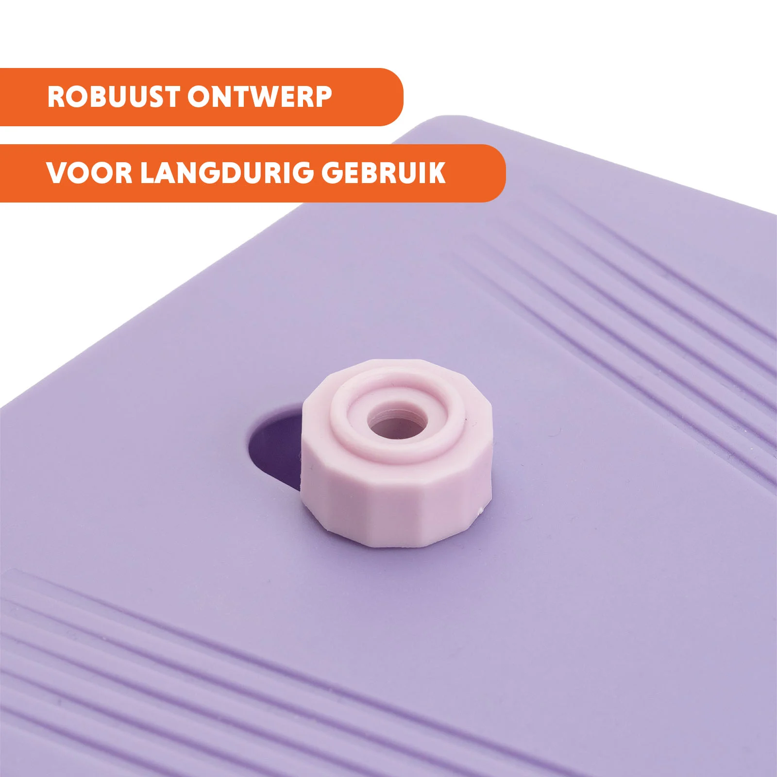 Fontanna z pedałem i podłączeniem do węża ogrodowego, liliowa – Coolpets Splash Water Fountain - obrazek 6