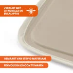 Mata chłodząca dla psów z żelem stałym, beżowa, M, 76 x 50 cm – Coolpets Gel Cooling Mat - obrazek 5