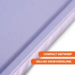 Mata chłodząca dla psów z żelem stałym, liliowa, XL 120 x 70 cm – Coolpets Gel Cooling Mat - obrazek 6