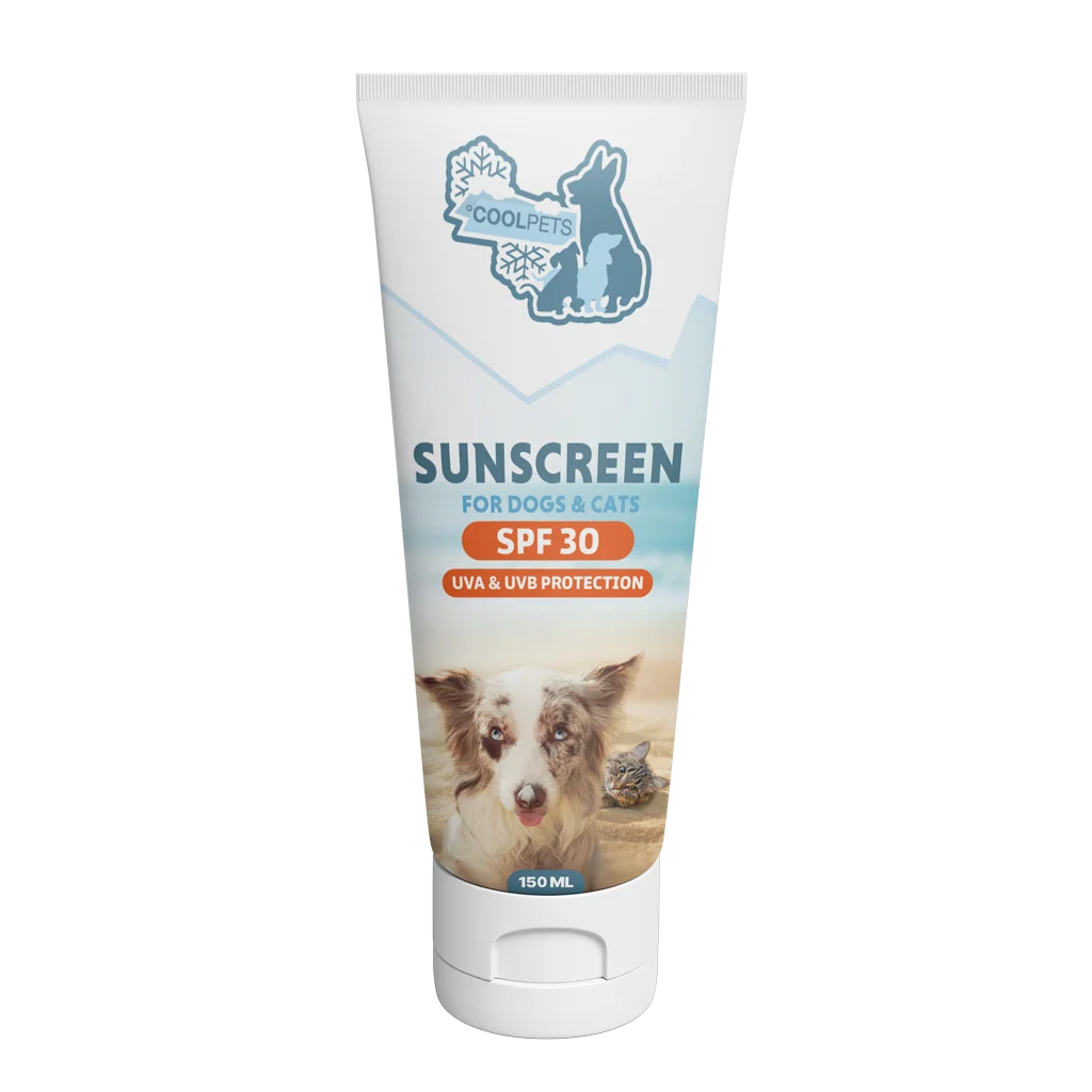Krem przeciwsłoneczny dla psów i kotów, SPF 30, tubka z zamknięciem na zatrzask – Coolpets Sunscreen - obrazek 1