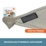 Bandana chłodząca dla psów, beżowa, S, 45 x 20 cm – Coolpets Cooling Bandana - obrazek 5