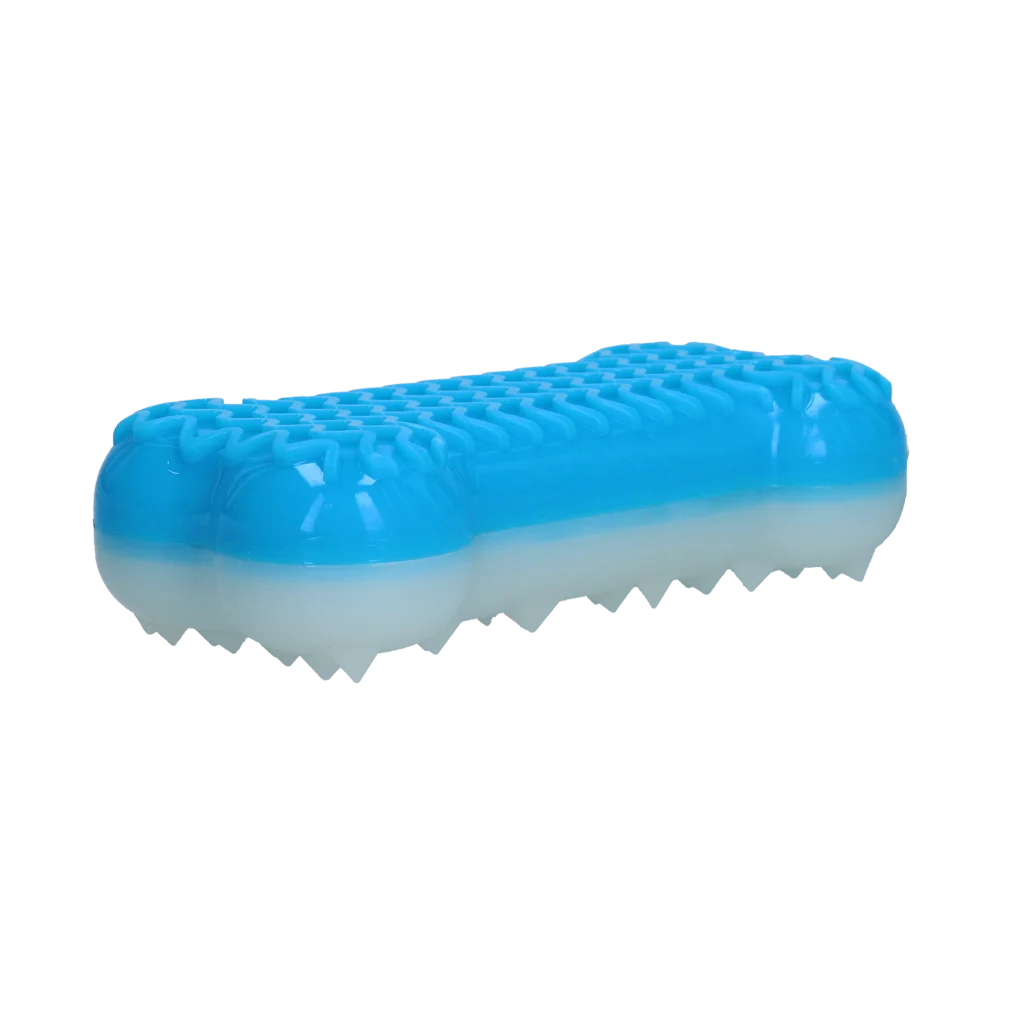 Chłodząca zabawka w kształcie kości dla psów, do napełniania wodą, 14 x 6,7 x 3,8 cm – Coolpets Ice Bone - obrazek 2