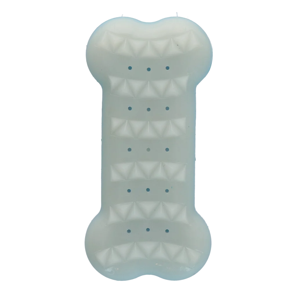Chłodząca zabawka w kształcie kości dla psów, do napełniania wodą, 14 x 6,7 x 3,8 cm – Coolpets Ice Bone - obrazek 4