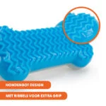 Chłodząca zabawka w kształcie kości dla psów, do napełniania wodą, 14 x 6,7 x 3,8 cm – Coolpets Ice Bone - obrazek 6