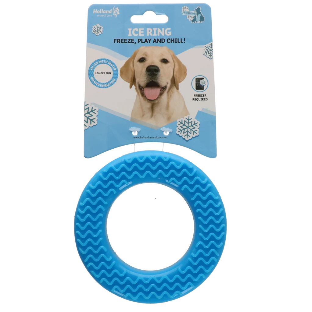 Chłodzący pierścień dla psa, do napełniania wodą, 12 x 3,3 x 3,3 cm – Coolpets Ice Ring - obrazek 1