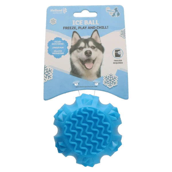 Chłodząca piłka dla psa, 9 × 9 × 6,9 cm – Coolpets Ice Ball