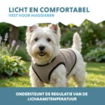 Kamizelka chłodząca dla psa, aktywowana wodą, S, długość grzbietu 25 cm – Coolpets Cooling Vest - obrazek 4