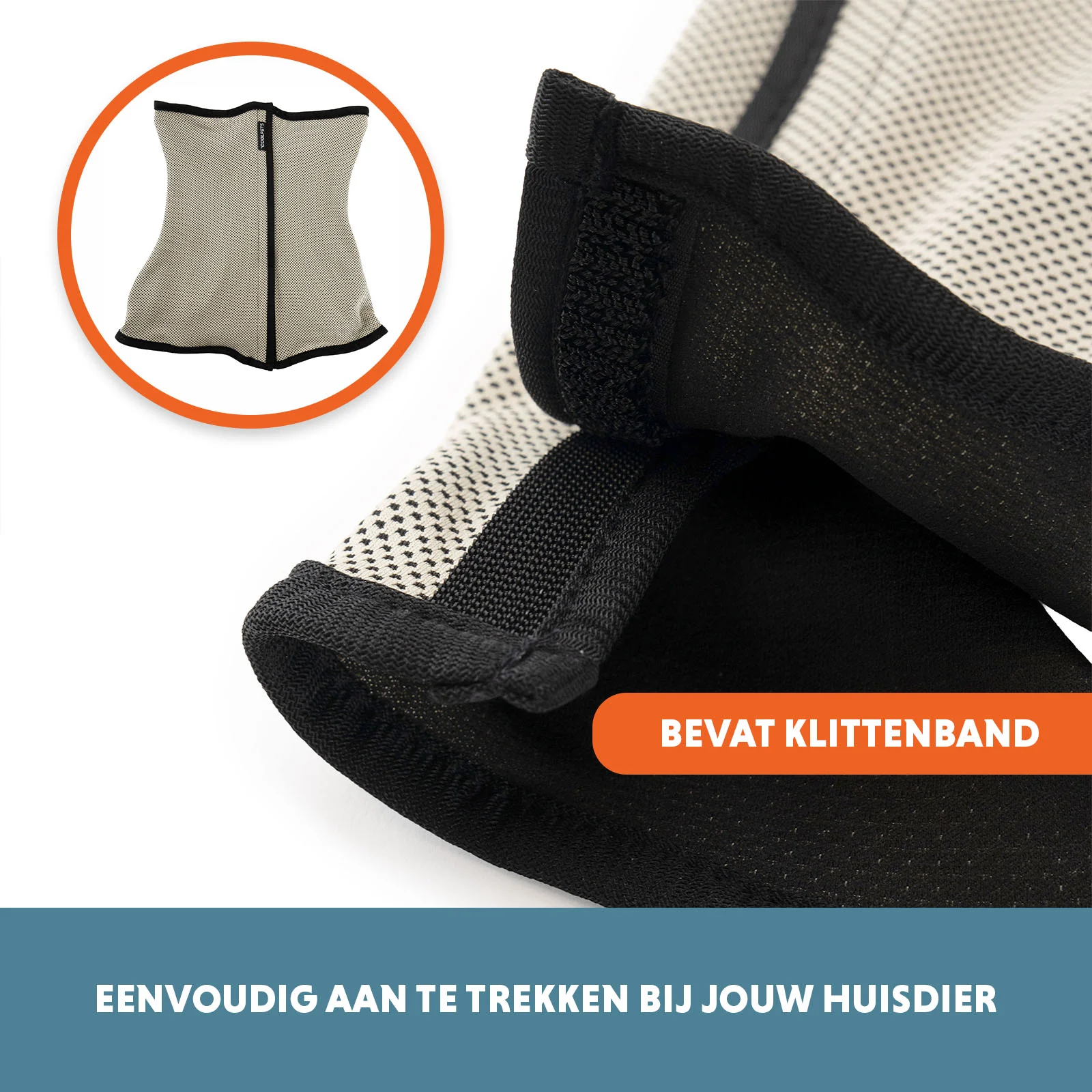 Kamizelka chłodząca dla psa, aktywowana wodą, S, długość grzbietu 25 cm – Coolpets Cooling Vest - obrazek 5