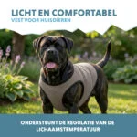 Kamizelka chłodząca dla psa, aktywowana wodą, XL, długość grzbietu 40 cm – Coolpets Cooling Vest - obrazek 4