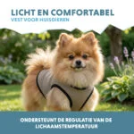 Kamizelka chłodząca dla psów, aktywowana wodą, XS, długość grzbietu 20 cm – Coolpets Cooling Vest - obrazek 4