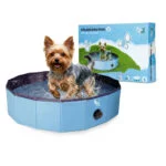 Basen dla psa z antypoślizgowym dnem, składany, ø 80 x 20 cm – Coolpets Splash Dog Pool