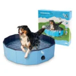 Basen dla psa z antypoślizgowym dnem, składany, ø 120 x 30 cm – Coolpets Splash Dog Pool