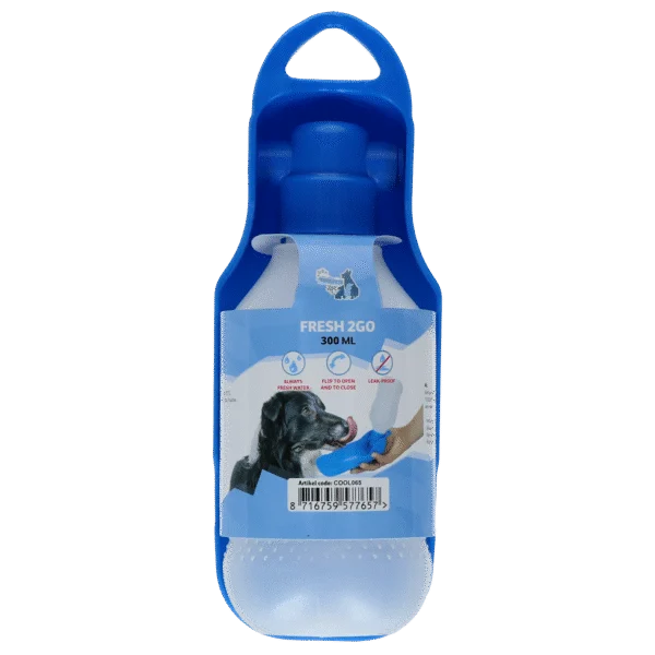 Butelka do picia dla psa na spacer i w podróż, 300 ml – Coolpets Fresh 2GO