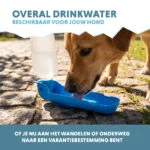Butelka na wodę dla psa na spacer i podróż, 500 ml – Coolpets Fresh 2GO - obrazek 4