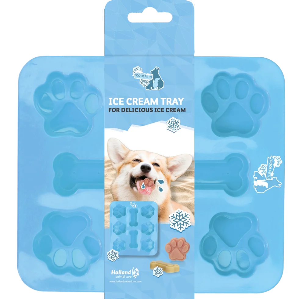COOL090.png Forma na 8 lodów dla psa – Coolpets Dog Ice Mix Tray - obrazek 1