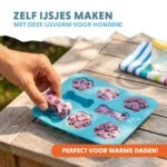 Forma na 8 lodów dla psa – Coolpets Dog Ice Mix Tray - obrazek 3