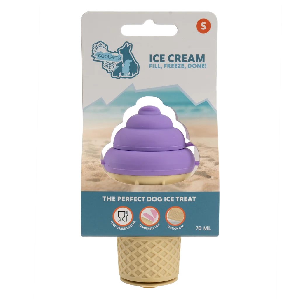 Silikonowa foremka na psie lody z przyssawką – Coolpets Ice Cream S - obrazek 1
