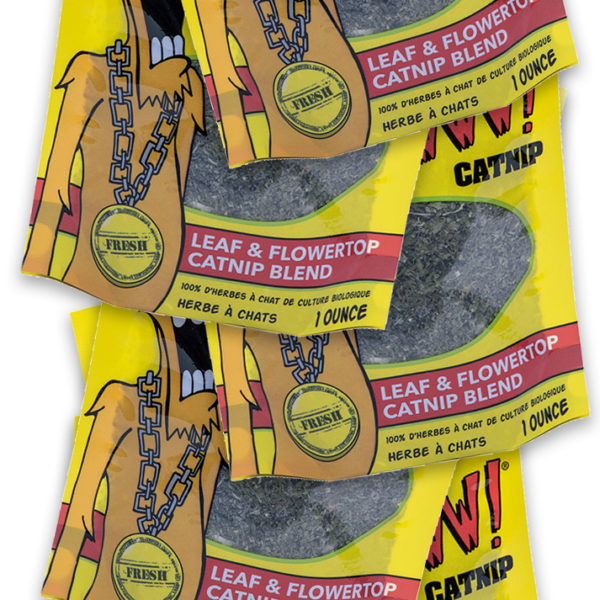 Listwa ekspozycyjna z 12 saszetkami kocimiętki po 1 oz – Yeowww! Catnip