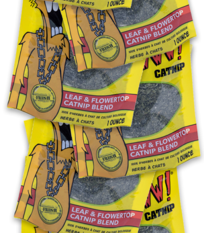 Listwa ekspozycyjna z 12 saszetkami kocimiętki po 1 oz – Yeowww! Catnip