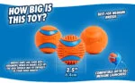 Piłka dla psa z naturalnej gumy, odbijająca się, L 7 cm – Chuckit! Fetch Ball - obrazek 4