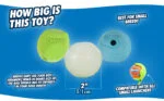 Piłki dla psa ze światłem i dźwiękiem, 3 sztuki, Ø 5 cm – Chuckit! Fetch Medley S - obrazek 4
