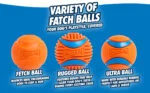 Piłka dla psa z naturalnej gumy, odbijająca się, L 7 cm – Chuckit! Fetch Ball - obrazek 6