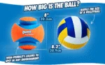 Piłka nożna dla psa z gumowymi wgłębieniami, Ø 14 cm – Chuckit! Kick Fetch Dog S - obrazek 4