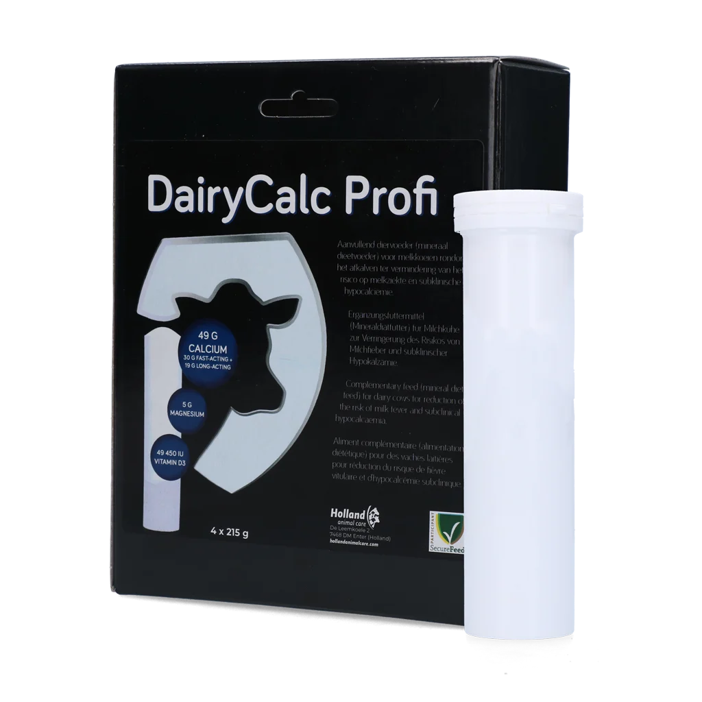 Bolus wapniowy dla krów mlecznych, 4 x 215 g – Hofman Animal Care Dairy Calcium Bolus (Mg & Vit. D3) - obrazek 1