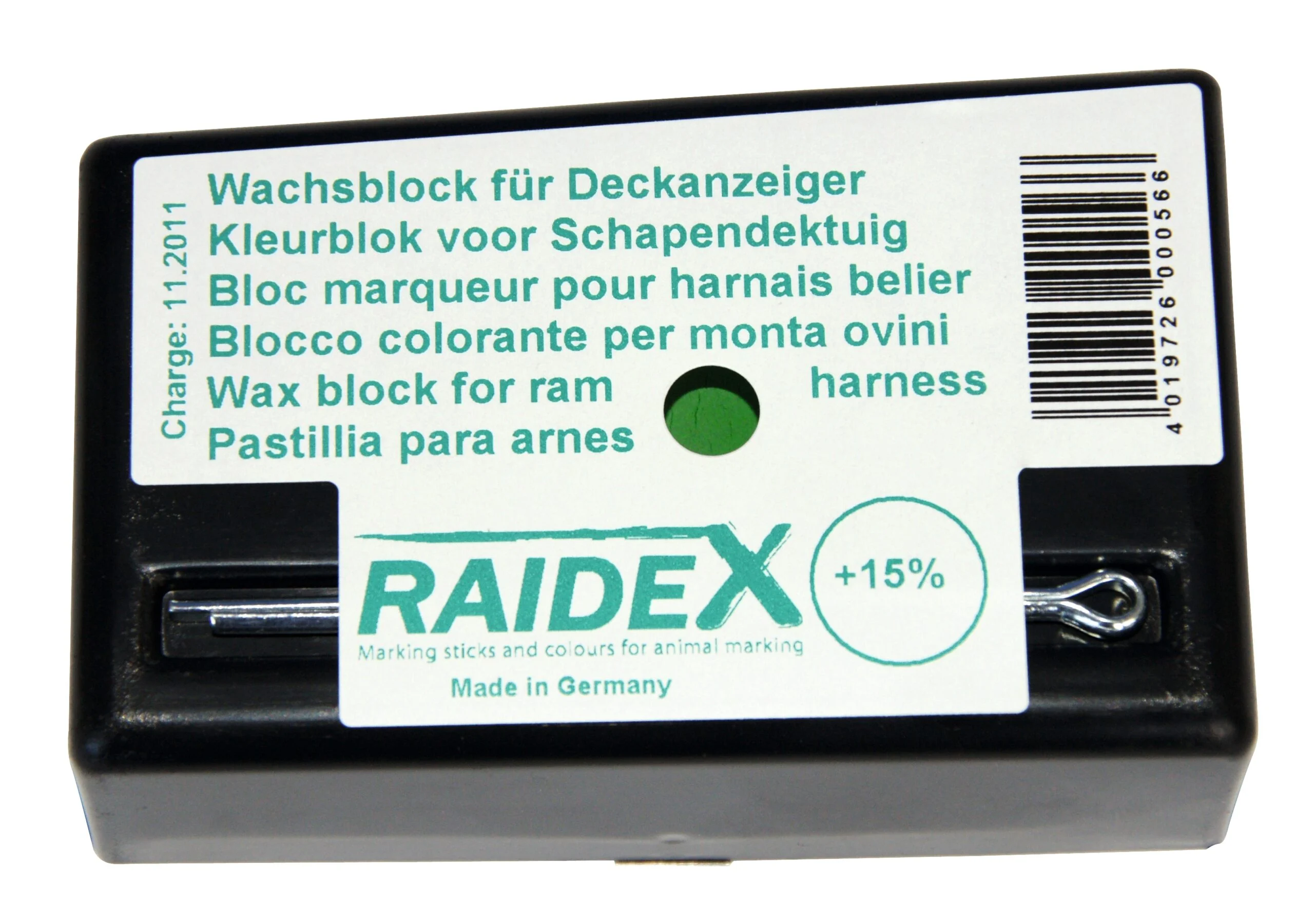 Blok barwiący na każdą pogodę, zielony – Raidex - obrazek 1