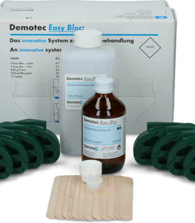 System do pielęgnacji racic na 12 zabiegów – Demotec Easy Bloc