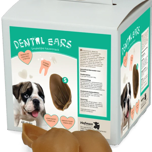 Przysmak do żucia dla psa Small, 48 sztuk – Dental Ears