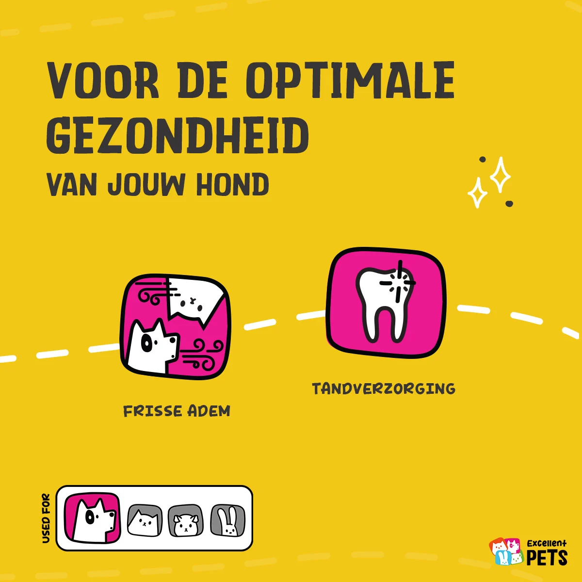 Kapsułki na zęby dla psów, 90 sztuk – Excellent Pets Dental Oral Care Capsules - obrazek 3